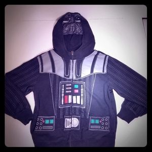 Boys Darth Vader Hoodie Star Wars Sm